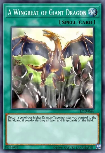 A Wingbeat of Giant Dragon